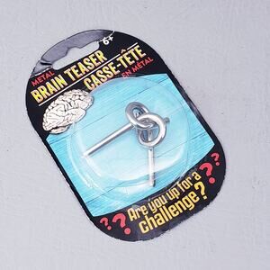 Greenbrier Intl. Metal Brain Teaser Challenge Puzzle Games New Sealed in Package